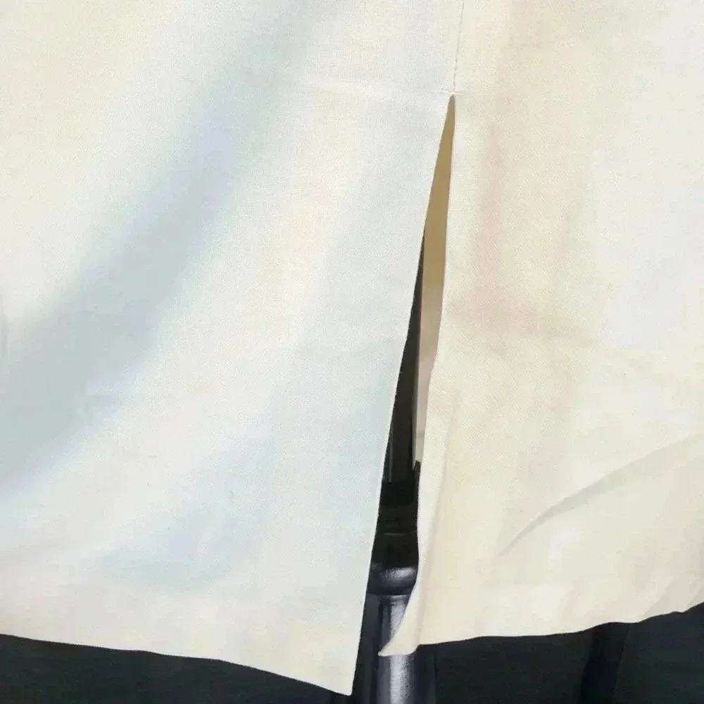 Club Monaco cream skirt